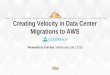 Creating Velocity in Data Centre Migrations to AWS