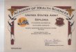 U. S. Army Patient Administration Specialist Diploma for J.B. Shandrew