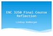 Enc 3250 final course reflection