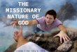 Lesson 1 | The missionary nature of God | Sabbath School Power point biblical missionaries