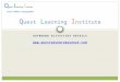Quest learning institute outbound activities