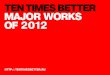 Ten Times Better — major works of 2012