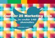 Another 25 Marketing Tips in Under 140 Characters