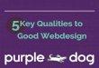 5 key steps to good webdesign