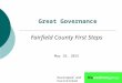 Great Governance Fairfield County First Steps