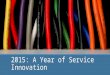 2015 A year of service innovation2
