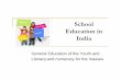 School education in india