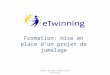 Formation eTwinning pour enseigants / eTwinning training for teachers