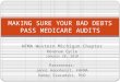 Making sure your bad debts pass medicare audits