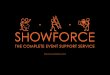Showforce - Event crew - brochure