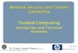 Trusted computing introduction and technical overview