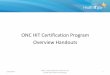 ONC Health IT Certification Program