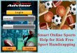 Smart online sports help for risk free sport handicapping