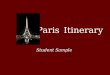 Intro To Travel Paris