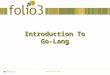 Introduction to Go-Lang