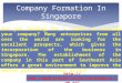 Singapore Business registration