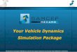 Samcef MECANO - Vehicle Dynamics