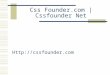 Css Founder.com| Cssfounder Net