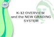 K-12 Grading System - Senior HS