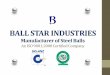 Ball Star Industries, New Delhi, Steel Ball Portfolio