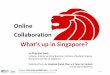 Online Collaboration - What’s Up in Singapore?