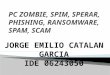Pc zombie, spim, sperar, phishing