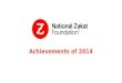 National Zakat Foundation Achievements 2015