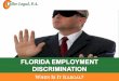 Florida Employment Discrimination: When Is It Illegal