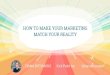 How To Make Your Marketing Match Your Reality (#mozcon 2015)
