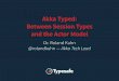 Akka Typed — between Session Types and the Actor Model