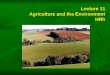 L   11 agriculture & environment
