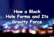 How a black hole forms