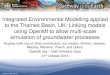 DSD-INT 2014 - OpenMI Symposium - Integrated Environmental Modelling, Andrew Hughes, British Geological Survey