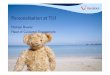 Personalisation at tui by Michael Bowler