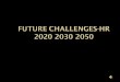 Future Challenges HR  2020 2030 2050