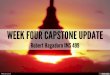 IMS 499 Week Four Capstone update