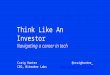Think Like An Investor by Craig Hunter of Bitmaker Labs (TechTO June 2015)