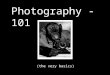 Photography 101-presentation