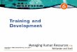 Chapter 06 Training and Development