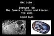 EMC 3150 - Camera Lecture - The Lens