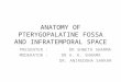 Anatomy of pterygopalatine fossa, infra temporal space