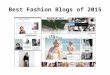 List of 30 best fashion blogs