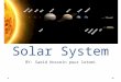 Solar system (simple definition)
