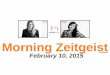 Morning Zeitgeist - February 10, 2015