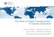 IDC: The Role of Digital Transformation in Industry Disruption