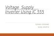 Voltage  supply     inverter using ic 555