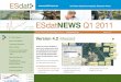 ESdat Newsletter Q1 2011.  Version 4.2, ESdat in Mining, Manage Logger or continuous time-series data?, PLogs strong endorsement