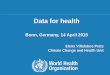 NAP Expo 2015 Session II, II Data for health WHO