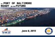 Port of Baltimore - Business Services Presentation 06.08.15