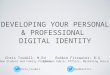 Developing Your Digital Identity